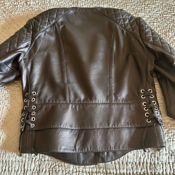 Balenciaga Black Quilted Leather Jacket - Picture 6 of 10